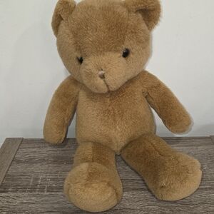Teddy Bear Roxbury Mills Plush Stuffed Animal Brown Rockaway NY Toy 14"